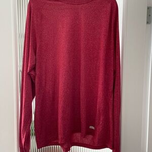 Reebok Heathered Burgundy Crew Neck Tee size xl